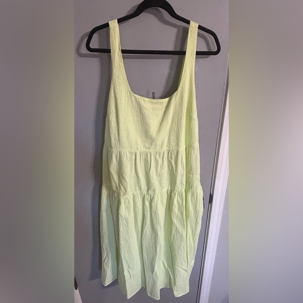 Light Green Maxi Tie Back Dress